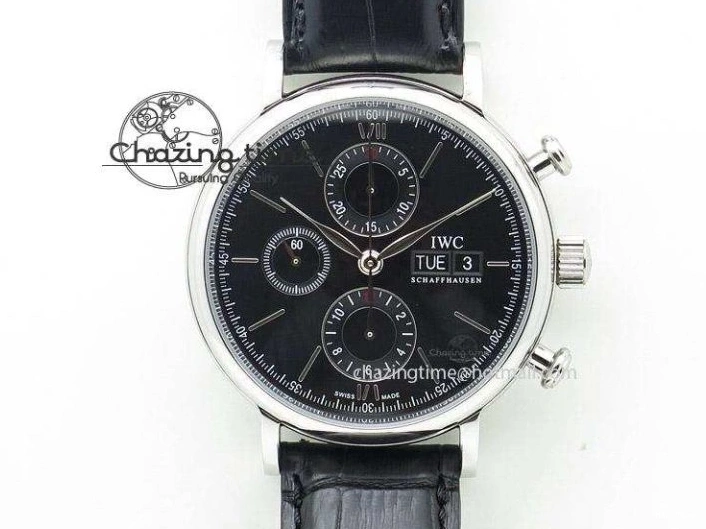 MIROTIME 0725 Pilot Chrono RG 3878 V6F Best Edition Gray Dial On Brown Leather Strap A Contemporary 7254